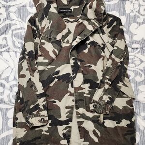 Camo Trench Coat